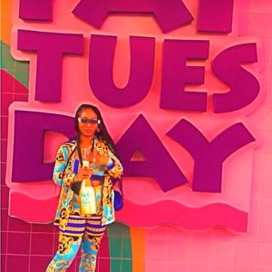 Royalty powder blue 3 piece legging set